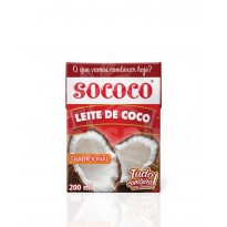 SOCOCO LECHE DE COCO TETRA BRICK 200ML